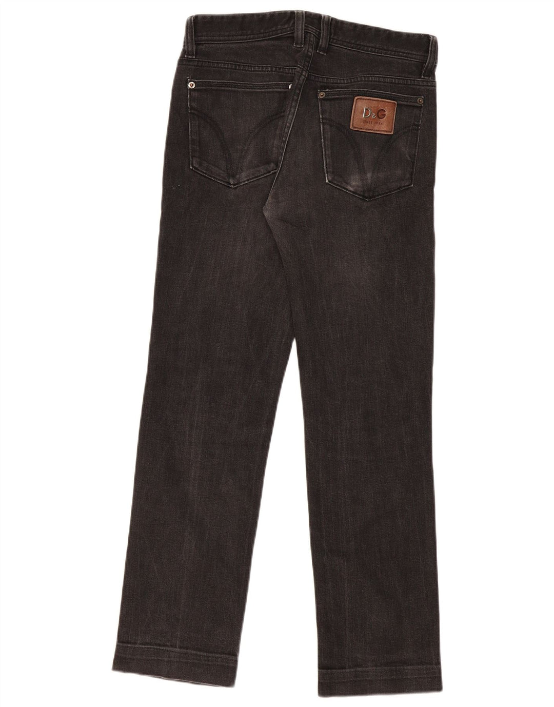 Dolce & Gabbana Dame Slim Jeans W31 L31 Sort Bomuld
