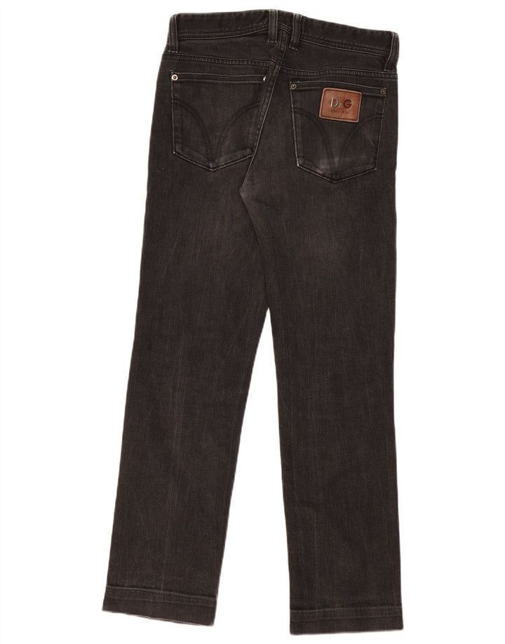 Dolce & Gabbana Dame Slim Jeans W31 L31 Sort Bomuld