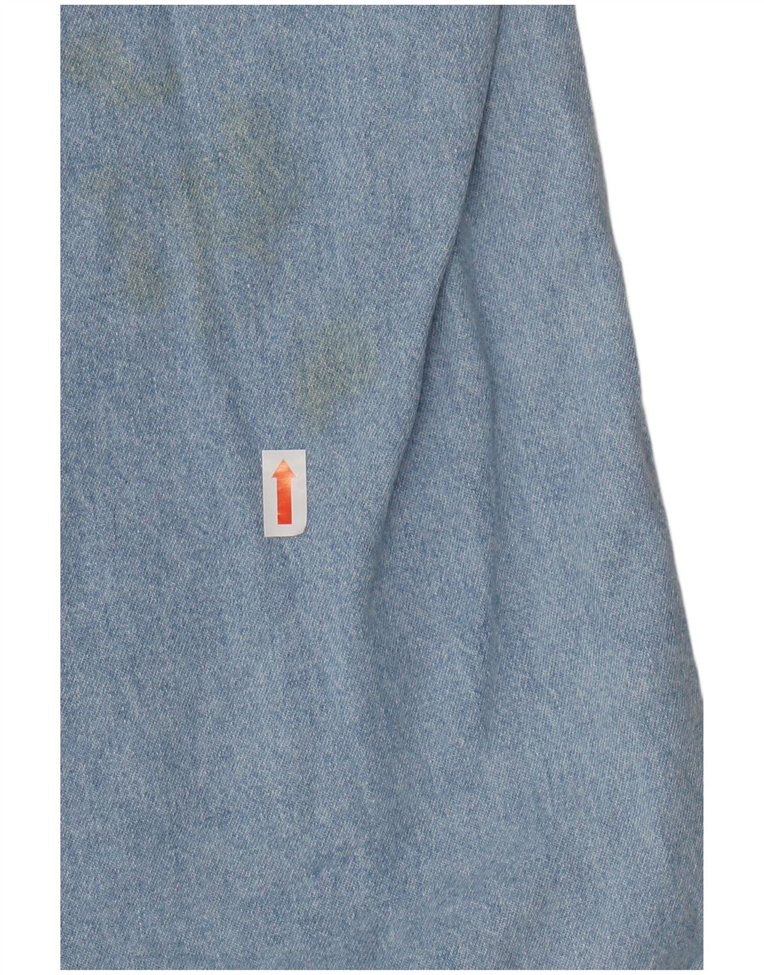 CARRERA Kortærmet denimskjorte til mænd Størrelse 43/44 XL Blå Bomuld