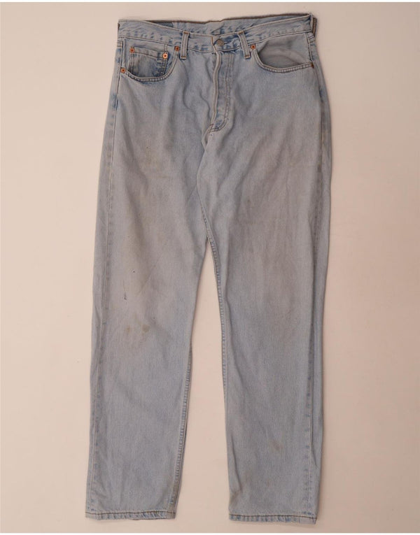 Levi's Herre 517 lige jeans W34 L32 blå bomuld