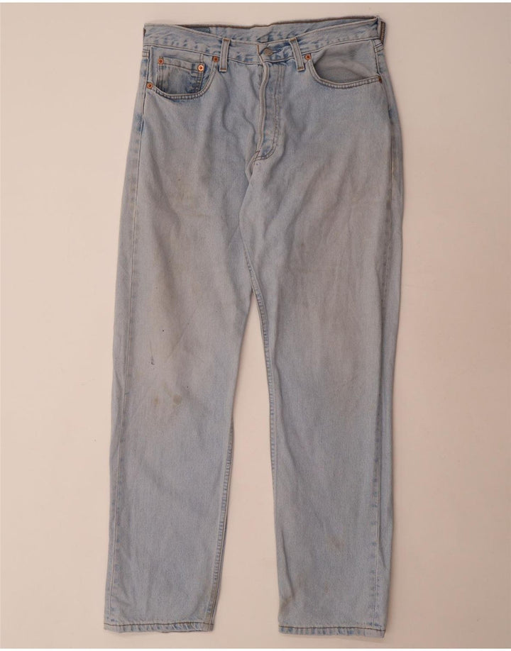 Levi's Herre 517 lige jeans W34 L32 blå bomuld