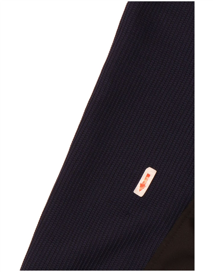 Eddie Bauer Herre træningsdragt Topjakke Stor marineblå Colourblock Polyester