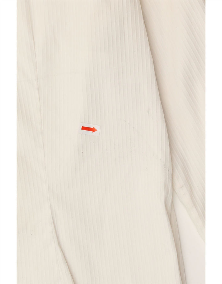 JAEGER Womens Shirt UK 10 Small  White Cotton