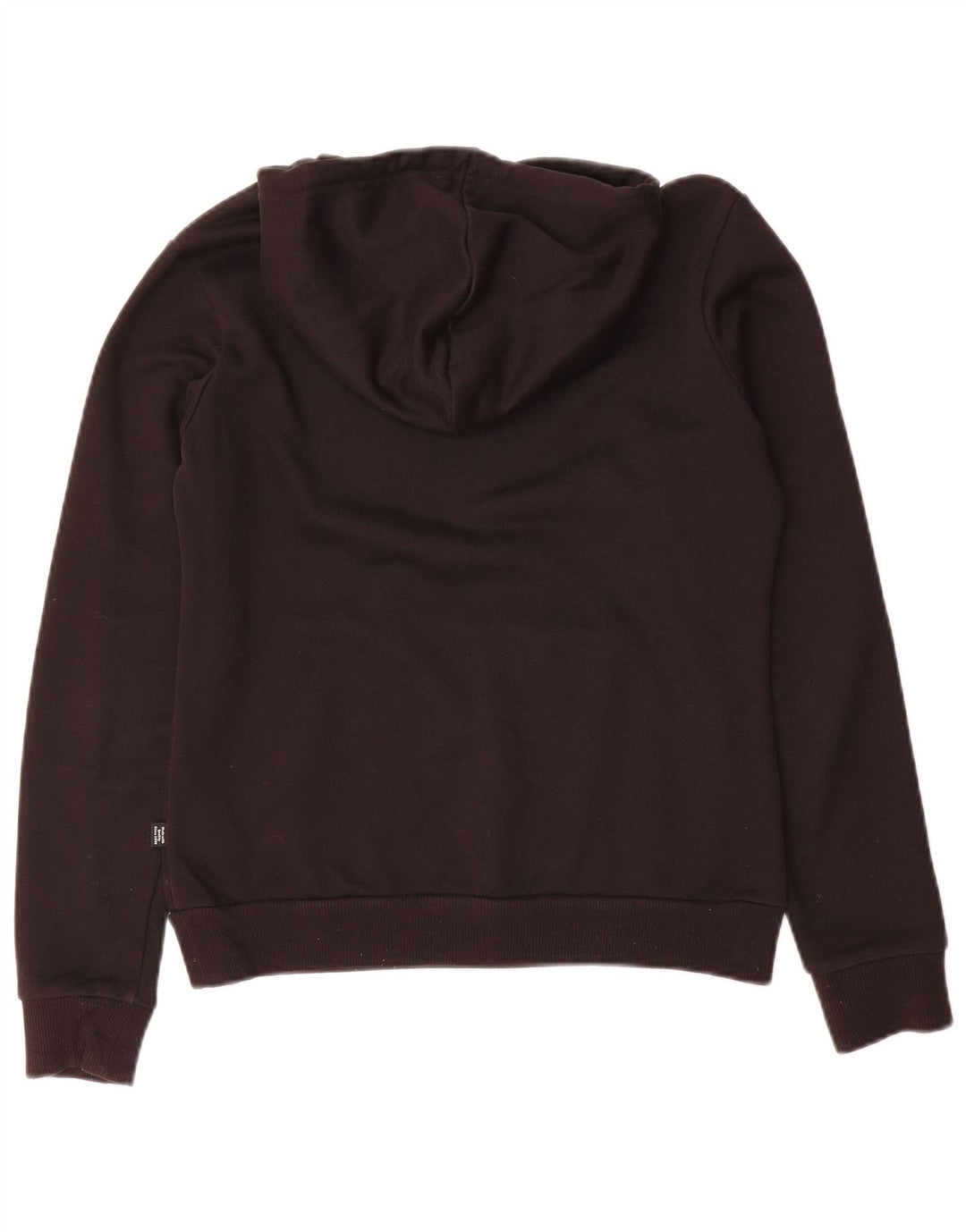 PUMA Grafisk hættetrøje til kvinder UK 10 Lille sort polyester