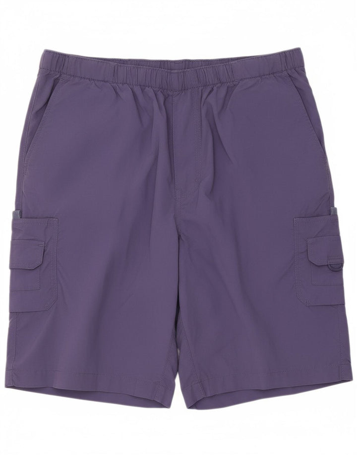 COLUMBIA Womens Cargo Skirt Small W36 Purple Nylon