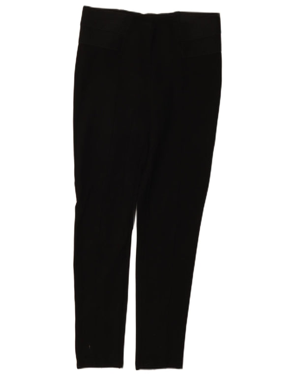 Zara Womens Leggings UK 12 Medium Black Viscose