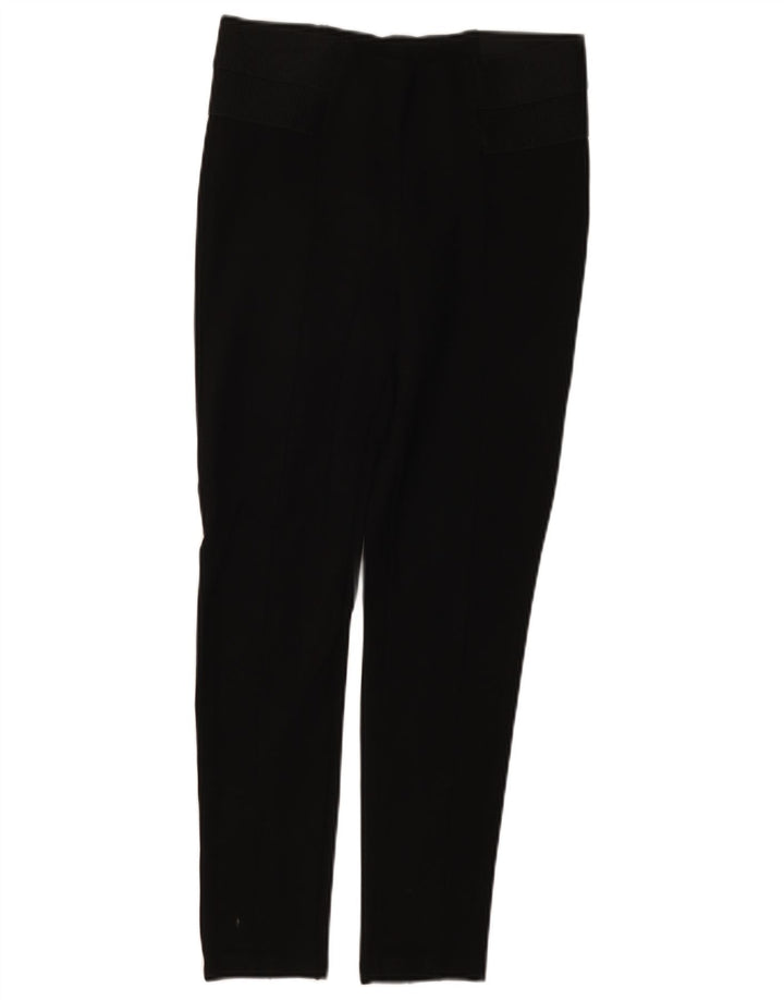 Zara Womens Leggings UK 12 Medium Black Viscose
