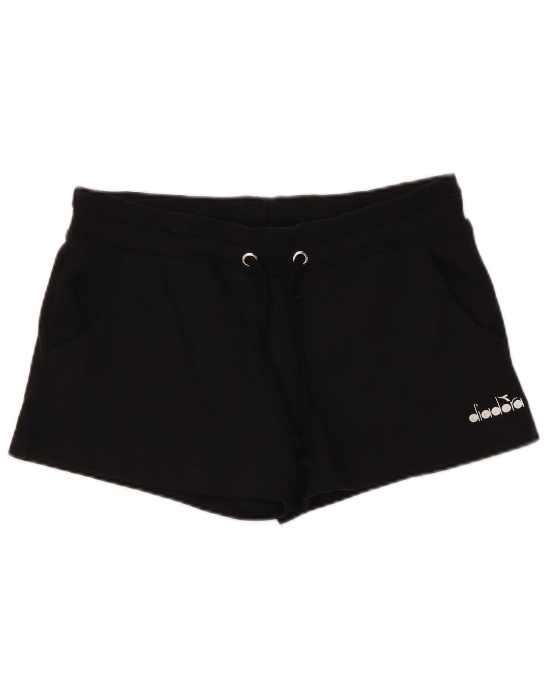 Diadora sportsshorts til kvinder UK 14 Medium sort bomuld