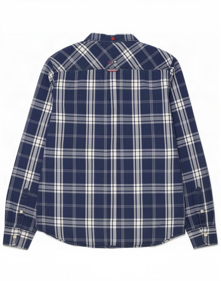 Tommy Hilfiger Herreskjorte Medium Blue Plaid