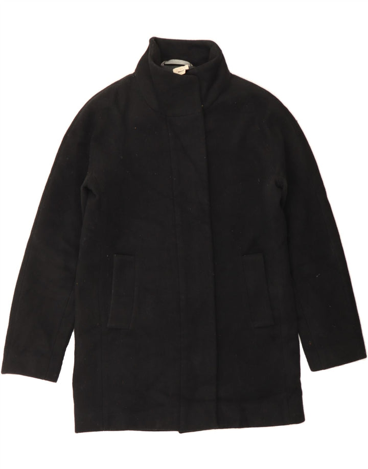 J. CREW Womens Overcoat US 6 Medium Black Wool Vintage J. Crew and Second-Hand J. Crew from Messina Hembry 