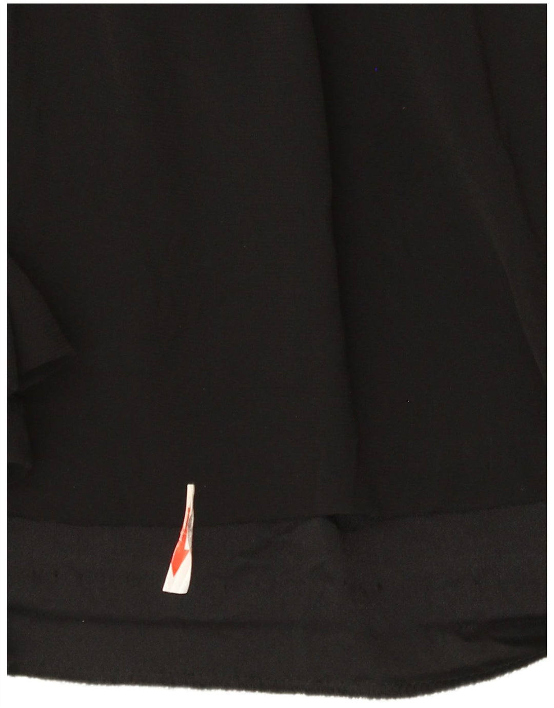 Zara Dame Top Langærmet UK 14 Medium Sort Colourblock Viscose