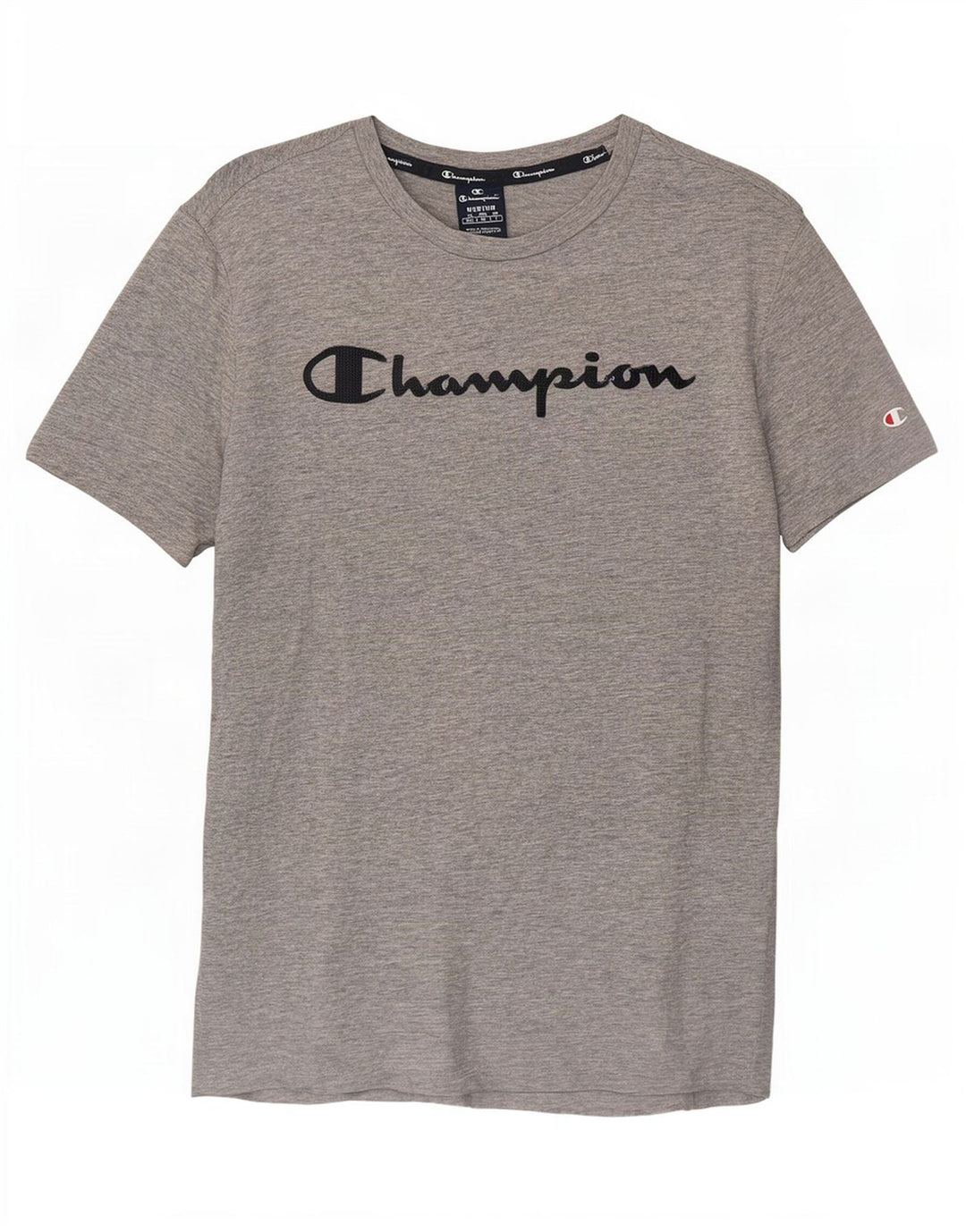 Champion Herre grafisk T-shirt Top Medium Grå Flecked