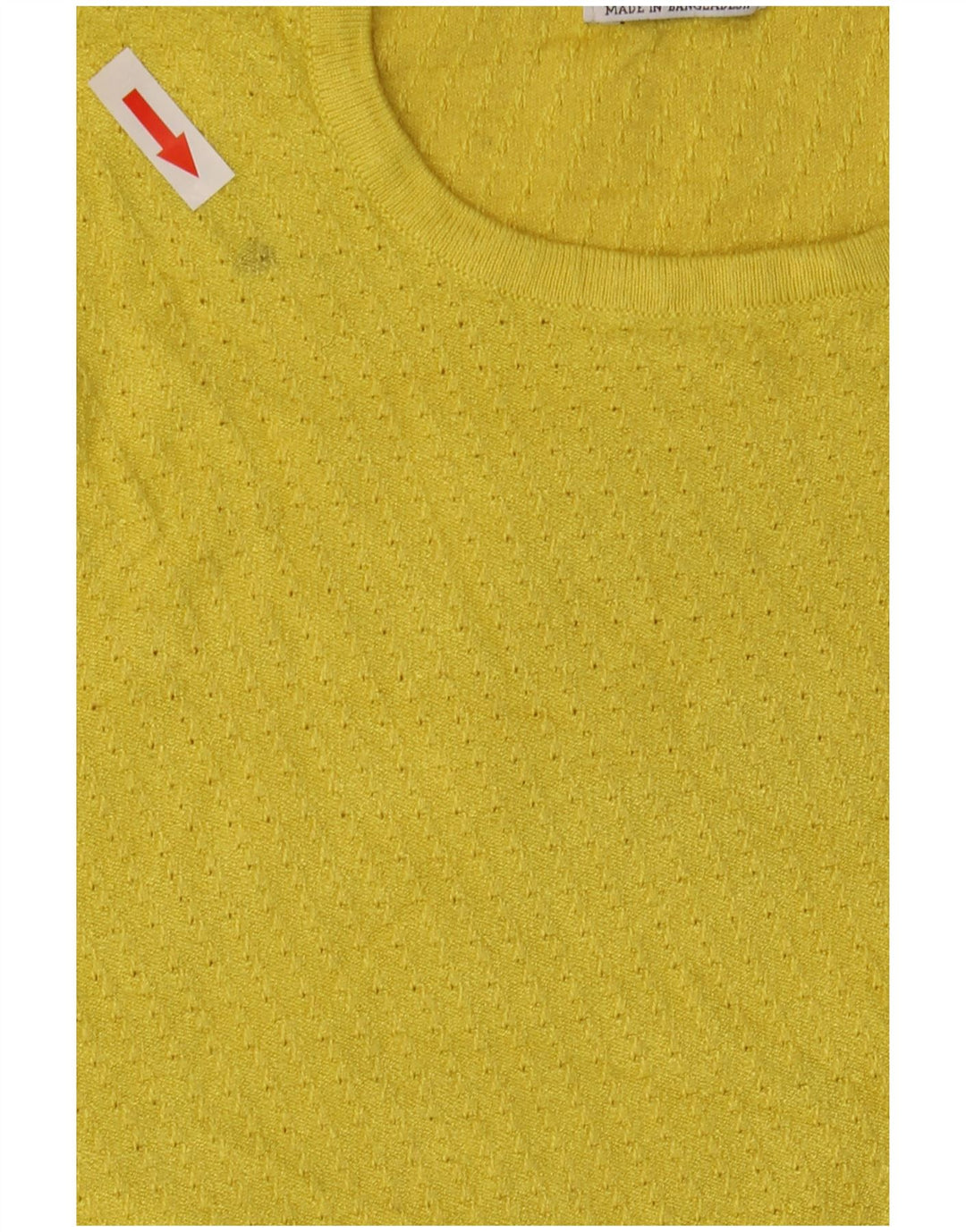 Zara Dame sweater med rund hals DK 12 Medium Gul