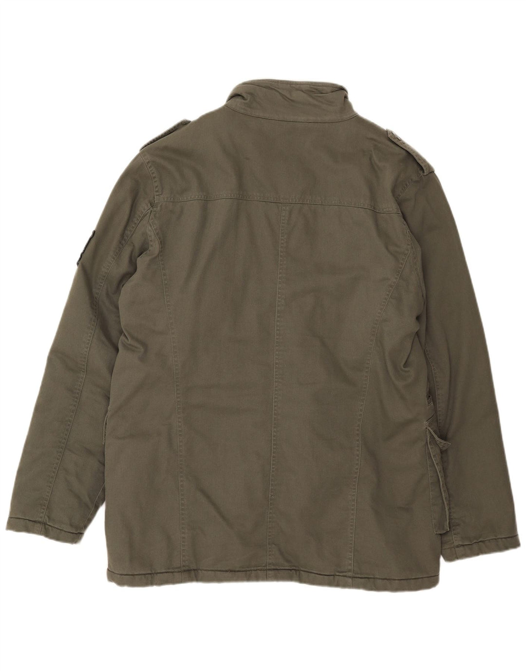 Muchmore Herre Military Jacket UK 42 XL Khaki Bomuld