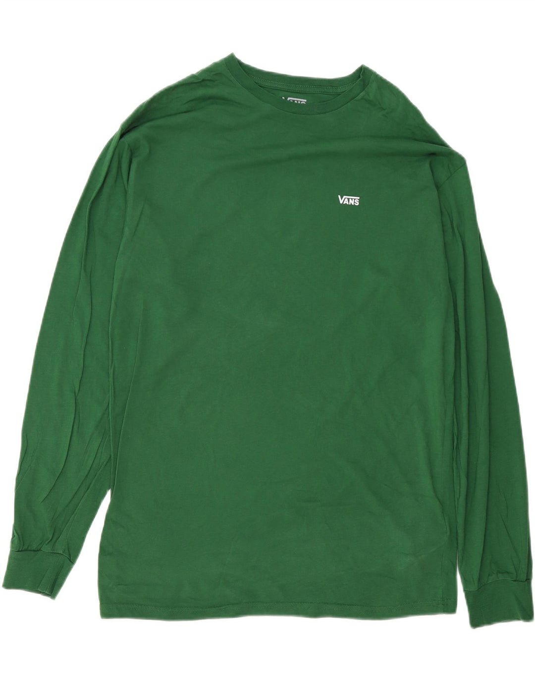 Vans Herre Classic Fit Top Langærmet Stor Grøn Bomuld