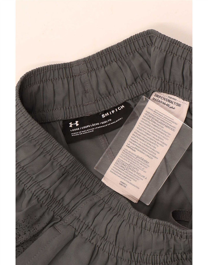 Under Armour Herre grafiske sportsshorts Små grå polyester