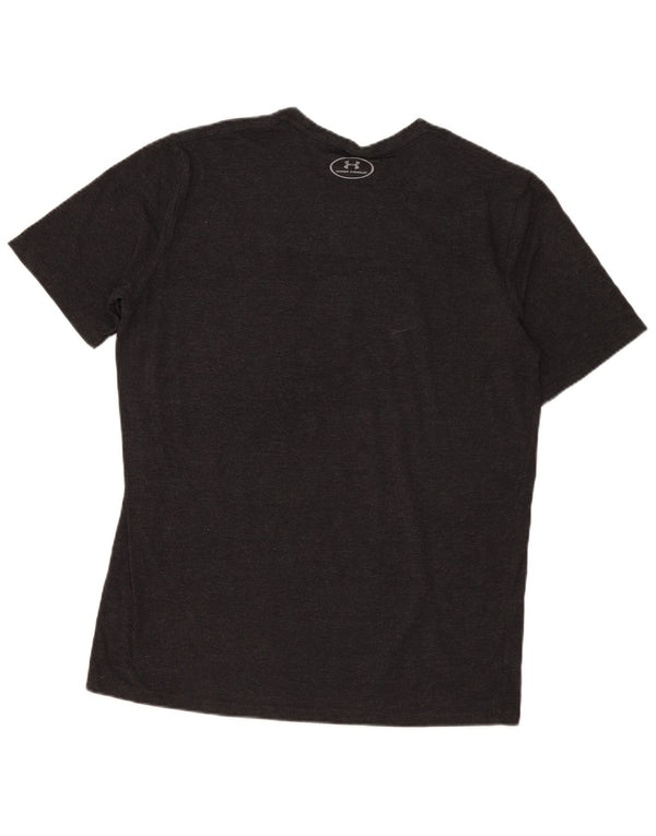 Under Armour Herre Heat Gear Grafisk T-Shirt Top Stor Sort
