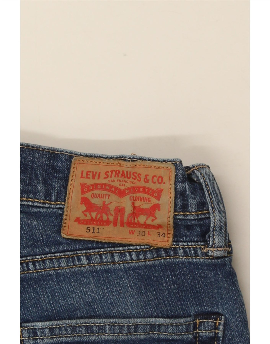 Levi's Dame 511 Slim Jeans W30 L28 Blå Bomuld