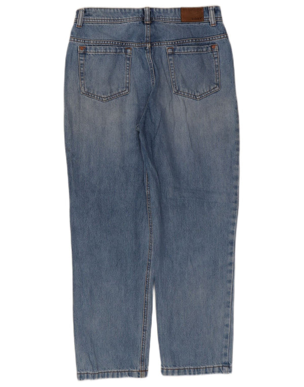 Roxy Womens High Waist Crop Tapered Jeans W27 L25 Blå Bomuld