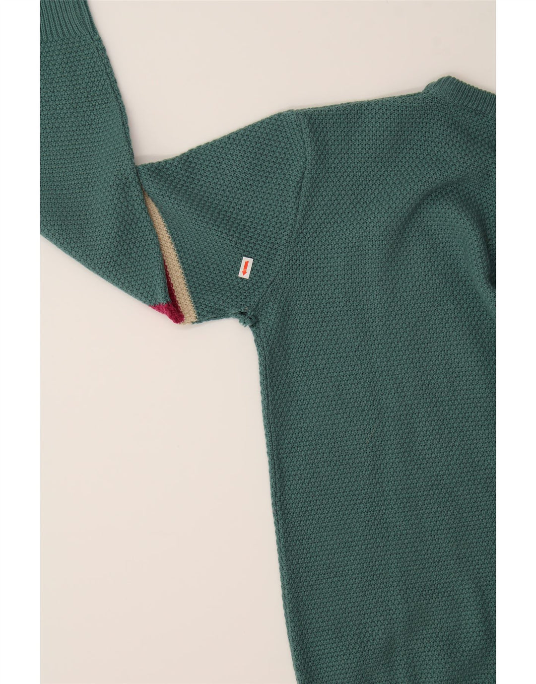 COLMAR Womens Crew Neck Jumper Sweater IT 48 XL Green Acrylic Vintage Colmar and Second-Hand Colmar from Messina Hembry 