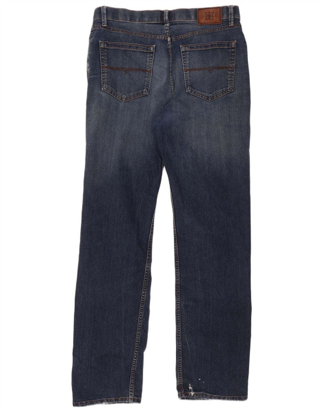 Marks & Spencer Straight Jeans til mænd W34 L33 Blå bomuld