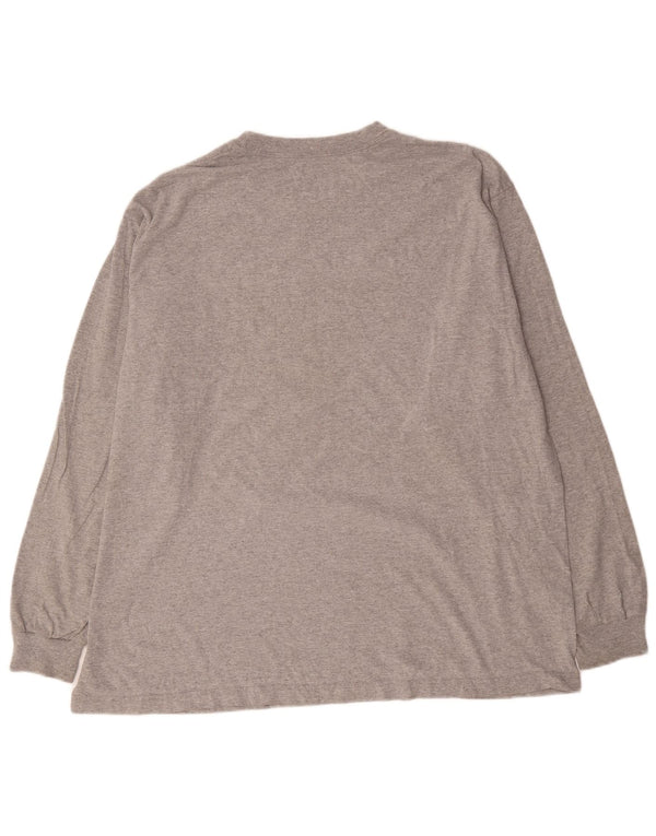 Reebok Herre New Orleans Saints Grafisk Top Langærmet 2XL Grå Flecked