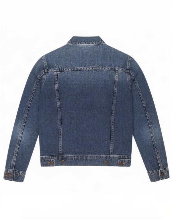 Zara Womens Denim Jacket UK 10 Small Blue Cotton