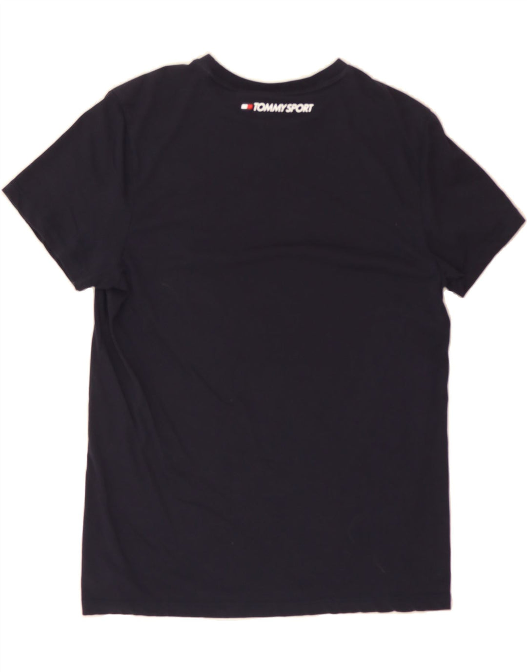 TOMMY HILFIGER Mens T-Shirt Top Medium Black Cotton Vintage Tommy Hilfiger and Second-Hand Tommy Hilfiger from Messina Hembry 