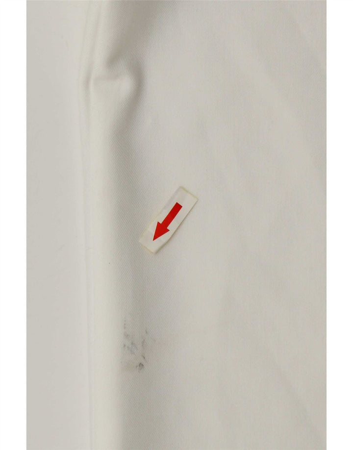 Zara Dame Chinobukser med brede ben Medium W28 L31 Hvid