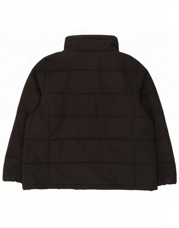 Marks & Spencer Polstret hættejakke til kvinder UK 22 3XL Sort Polyester