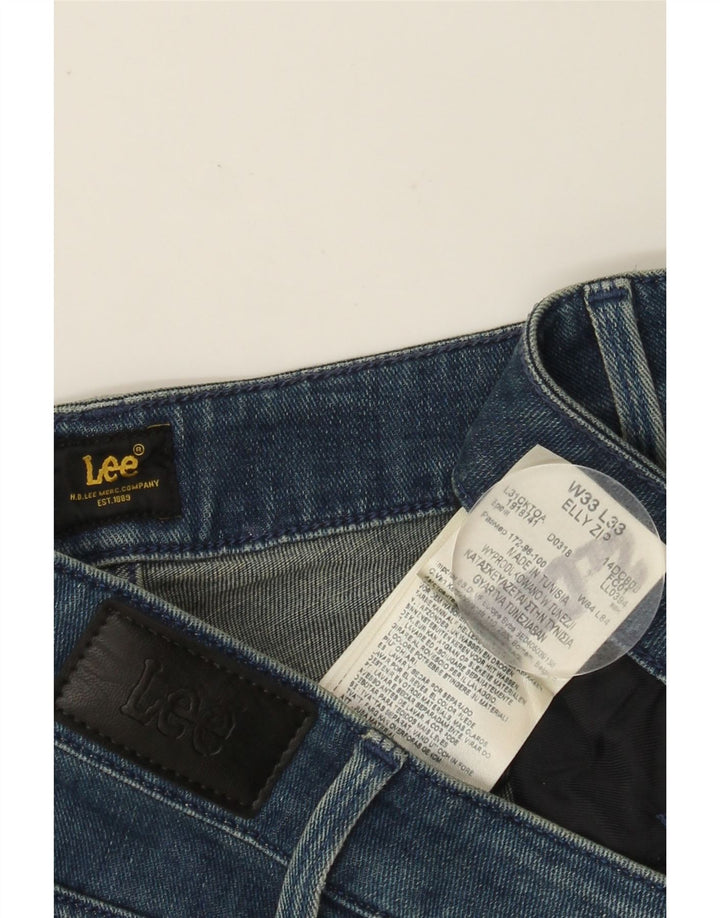 LEE Womens Elly High Rise Slim Jeans W33 L26 Blue Cotton