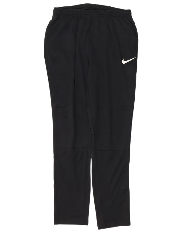 NIKE Dri Fit træningsdragtsbukser til kvinder UK 12 Mellem sort polyester