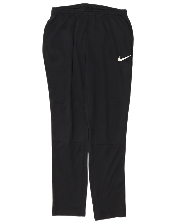 NIKE Dri Fit træningsdragtsbukser til kvinder UK 12 Mellem sort polyester