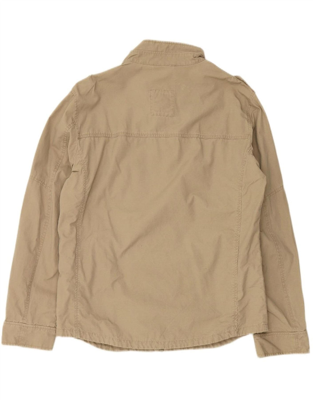 TOM TAILOR Mens Military Jacket UK 42 XL Beige Cotton