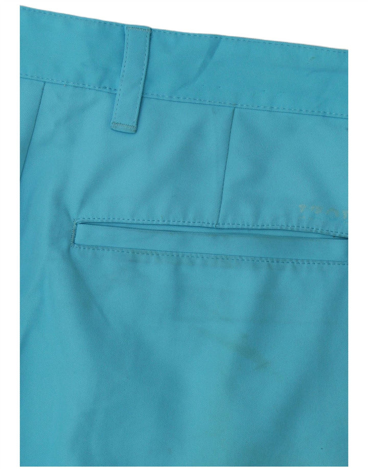 Izod Chino Shorts til mænd W32 Medium Blue Polyester
