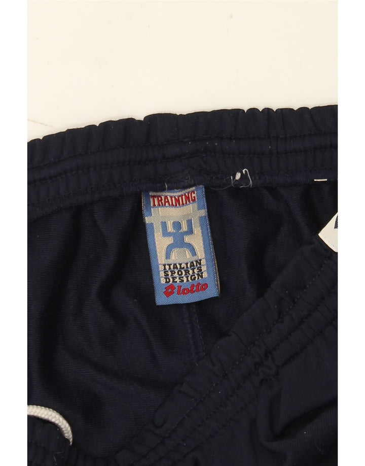 Lotto Herre grafisk træningsdragt Bukser Medium Navy Blue Colourblock