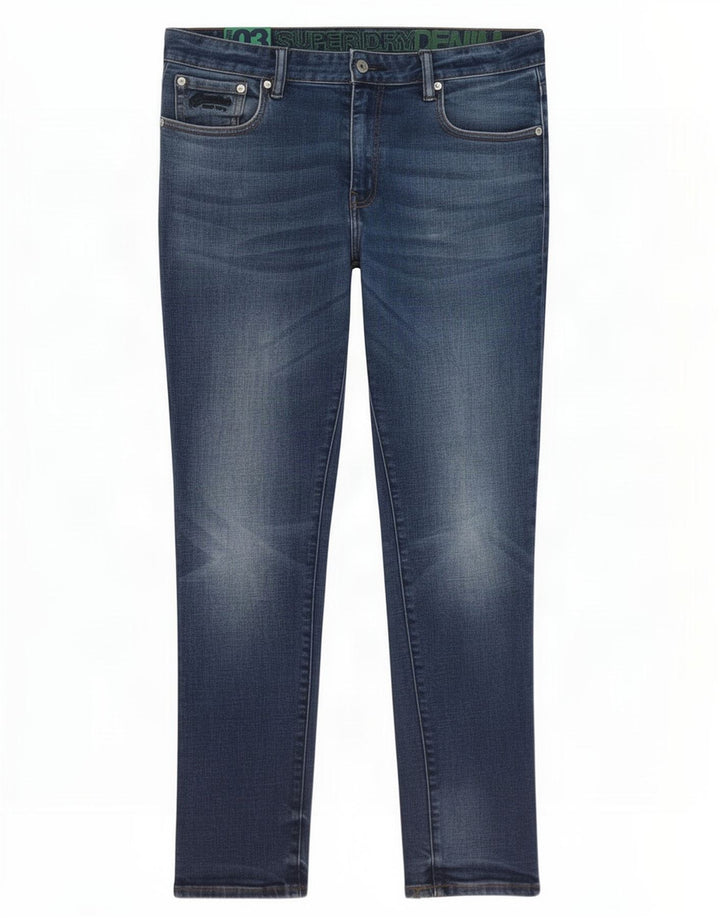 Superdry Slim Jeans til kvinder W34 L29 blå bomuld