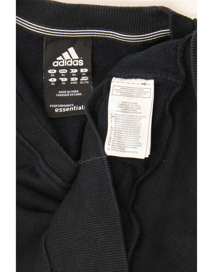 Adidas Herre Sweatshirt Jumper XL Marineblå Bomuld