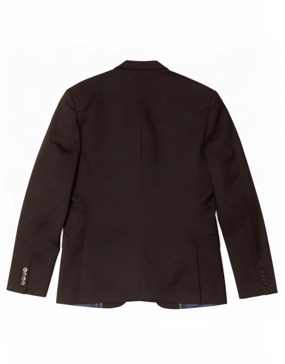 Zara Herre 2-knaps blazerjakke EU 50 Medium Sort Polyester