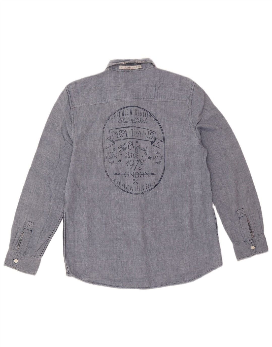 PEPE Jeans Dameskjorte UK 14 Medium Blue