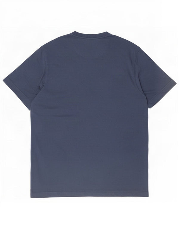 Wrangler T-shirt top mellemblå bomuld til mænd
