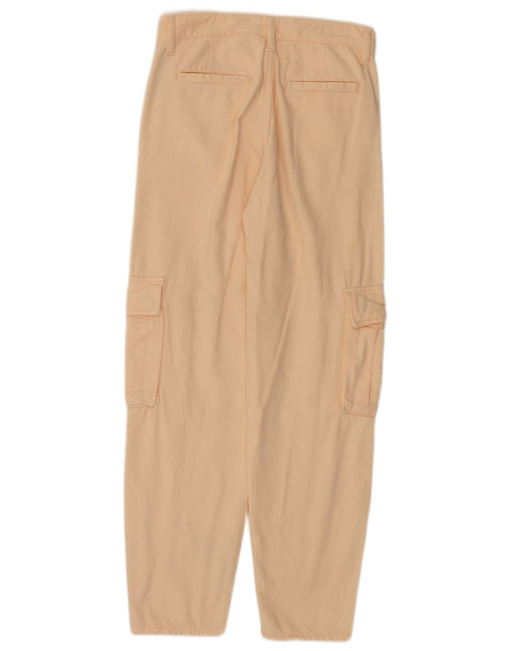 LEVI'S højtaljede koniske cargobukser til kvinder W24 L28 Pink bomuld