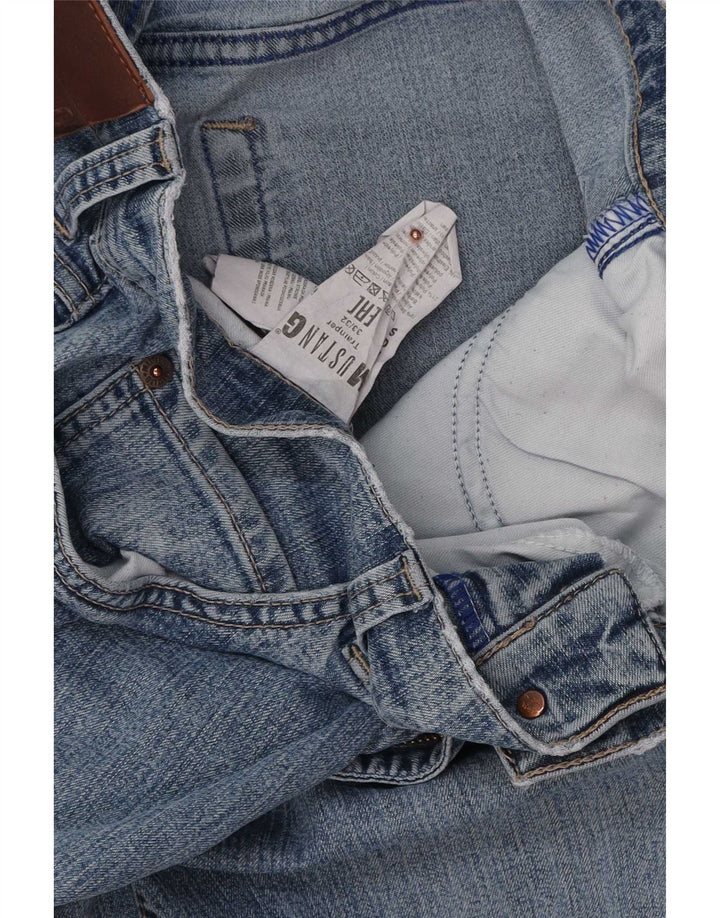 Mustang Herre Tramper Straight Jeans W33 L32 Blå Bomuld