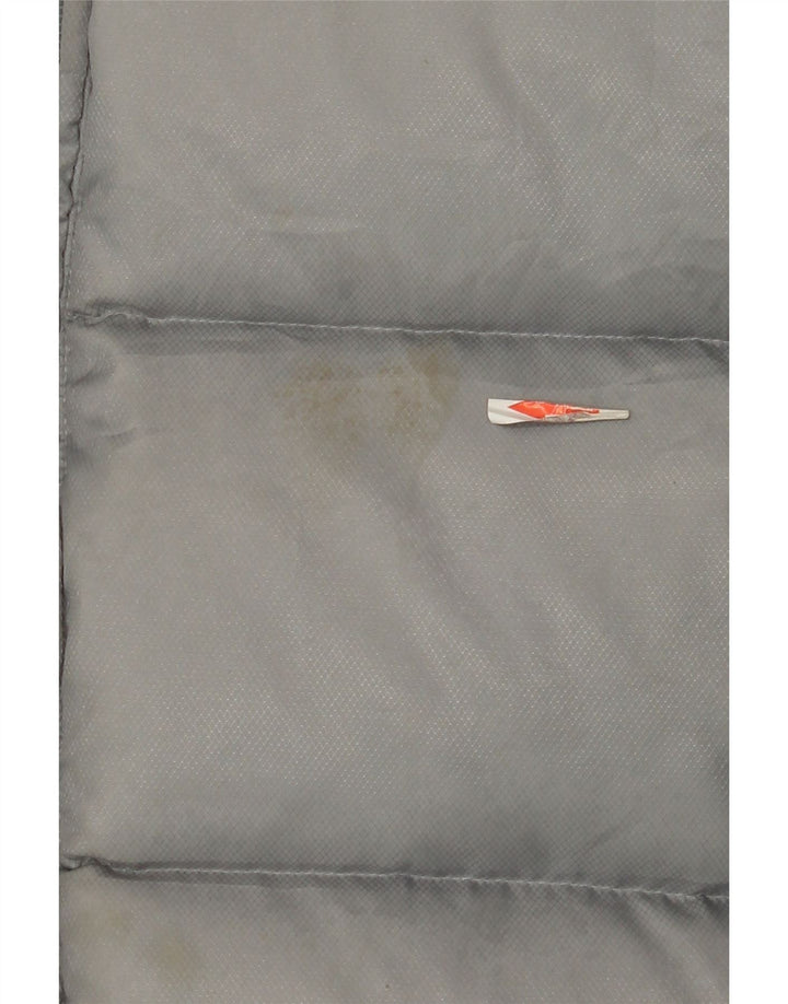Adidas Herre Loose Fit polstret jakke UK 36 Small Grey Colourblock Polyester