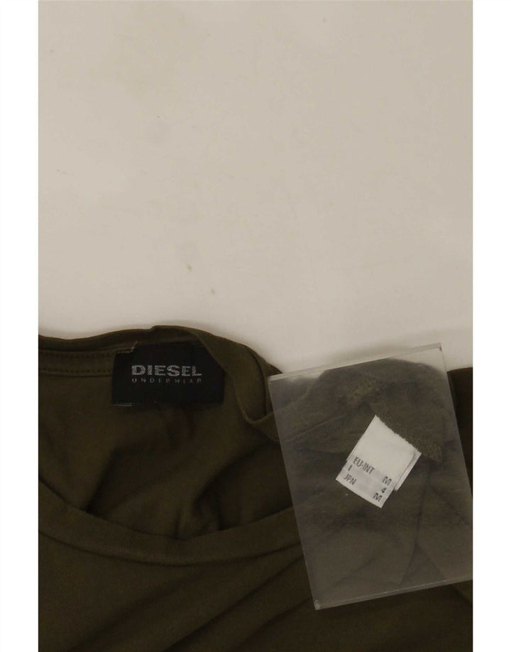 Diesel Herre T-Shirt Top Medium Khaki
