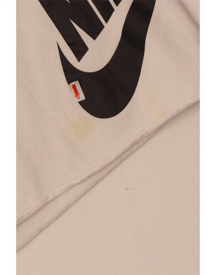 Nike Herre grafiske sportsshorts XL hvid bomuld