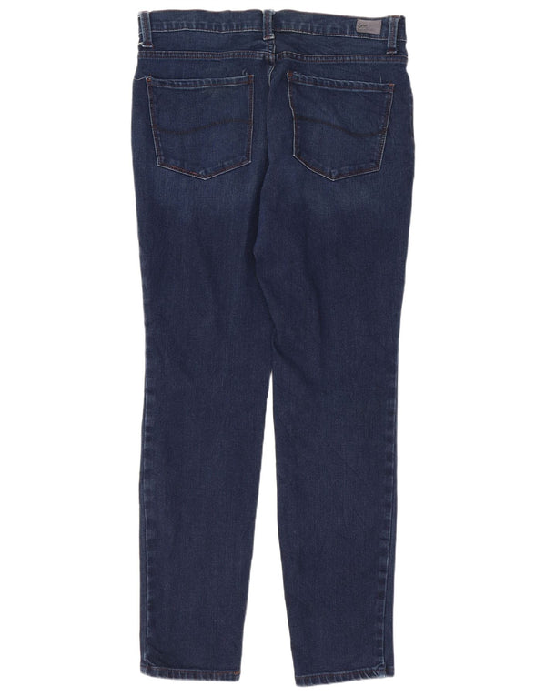 Lee Dame Modern Rise Skinny Jeans US 10 Large W30 L28 Marineblå Bomuld