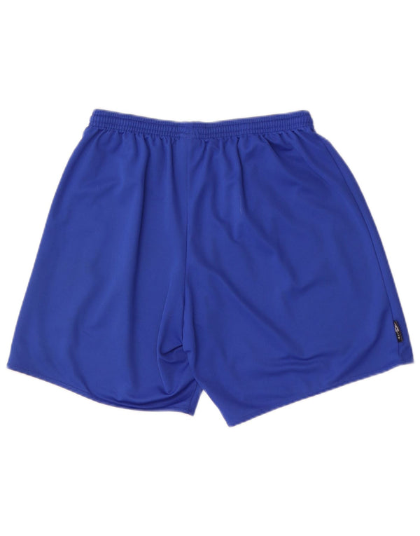 Adidas Boys Climalite Sportshorts 11-12 år Medium Blue Polyester