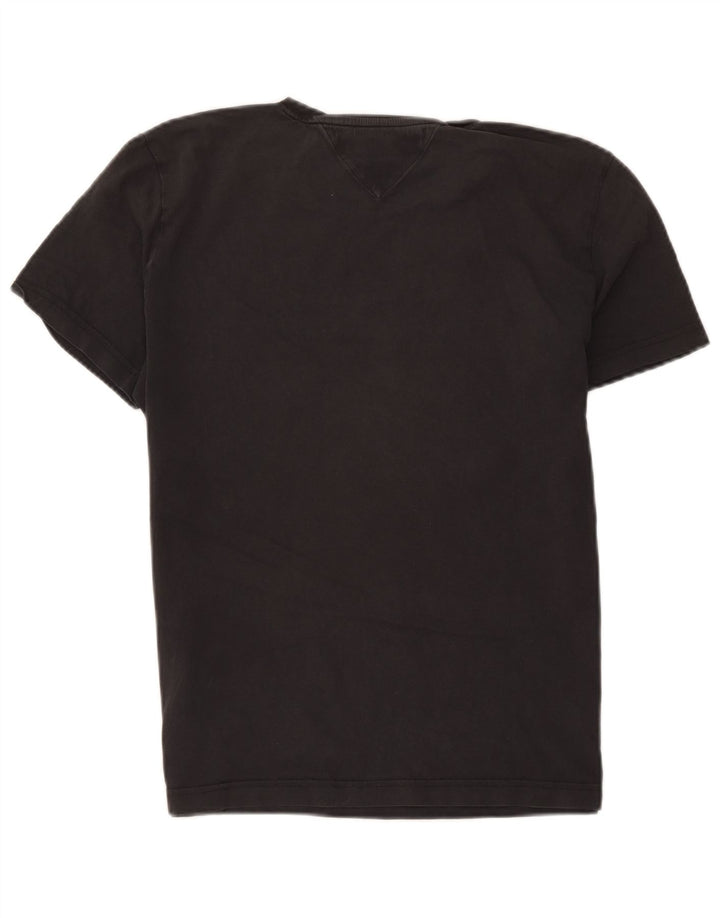 TOMMY HILFIGER Herre grafisk T-shirt Top Stor grå bomuld