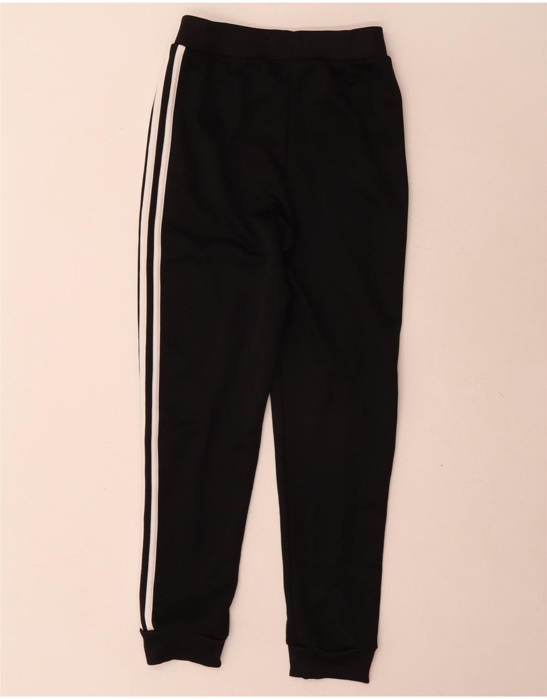 Adidas Drenge Træningsdragt Bukser Joggers 9-10 År Sort Polyester